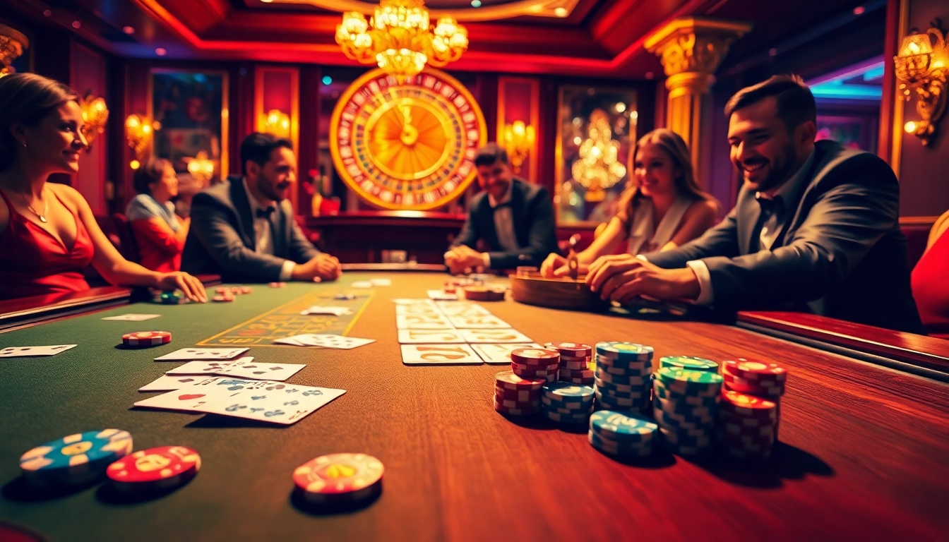 C168 casino scene featuring poker gameplay, vibrant cards, and chips on the table.