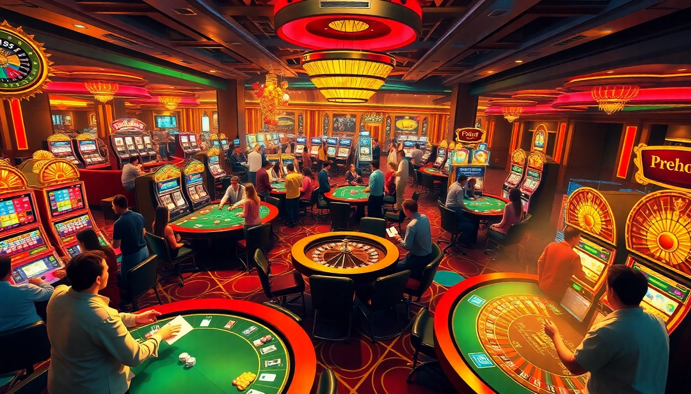 Experience the thrill of gambling at https://go8.food/ with vibrant casino action, including lively poker games and bright slot machines.